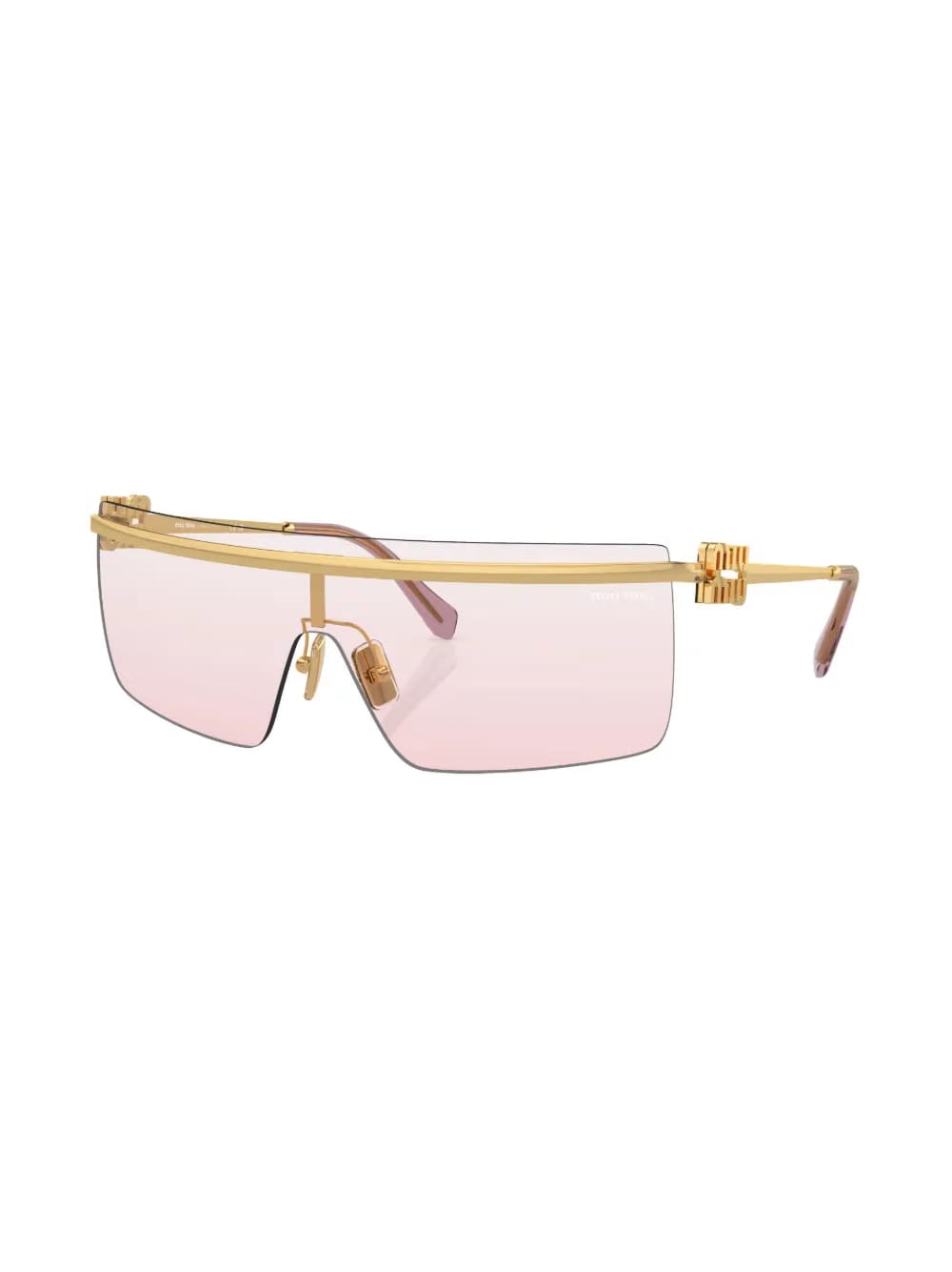 rimless square-frame sunglasses