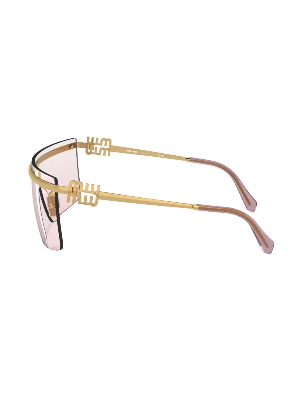 rimless square-frame sunglasses