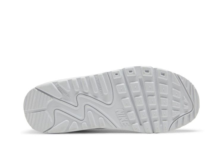 Air Max 90 Leather SE GS 'Off Noir Metallic Pewter'