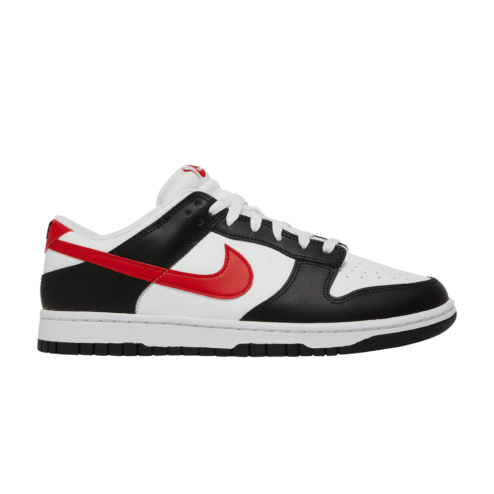 Men's Dunk Low 'Black White Red'