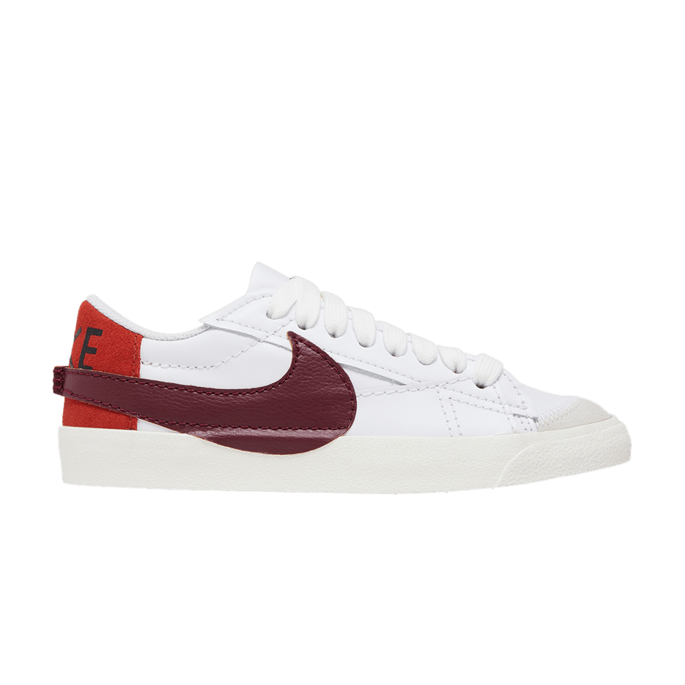 Women's Blazer Low '77 Jumbo 'White Dark Beetroot'