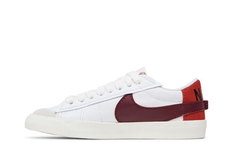 Women's Blazer Low '77 Jumbo 'White Dark Beetroot'