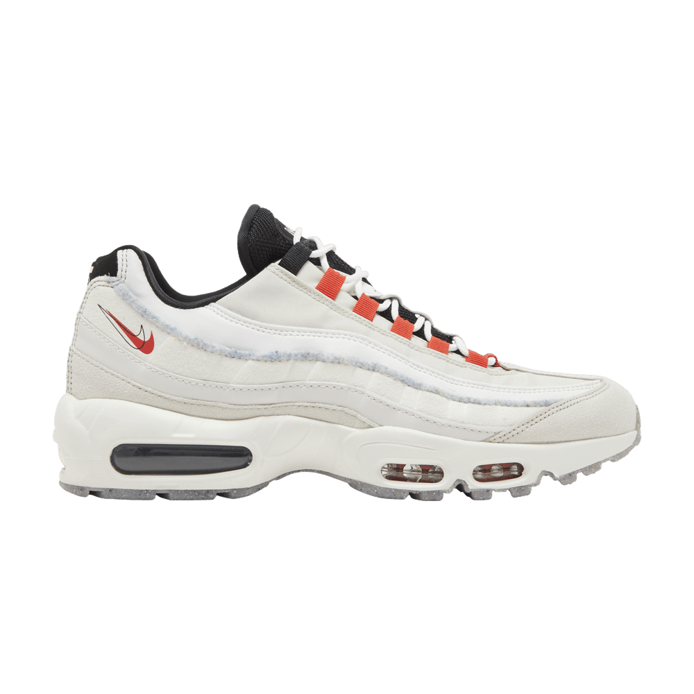Men's Air Max 95 SE 'Double Swoosh - Light Bone Habanero Red'