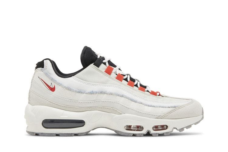 Men's Air Max 95 SE 'Double Swoosh - Light Bone Habanero Red'