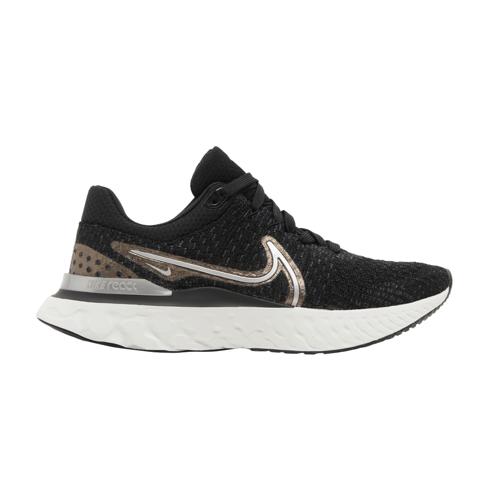Women's React Infinity Run Flyknit 3 'Black Metallic Copper'