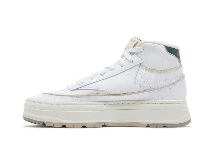 Women's Club C Geo Mid 'White Dark Green'
