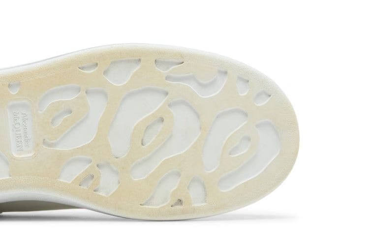 Alexander McQueen Oversized Sneaker White Metallic Platinum