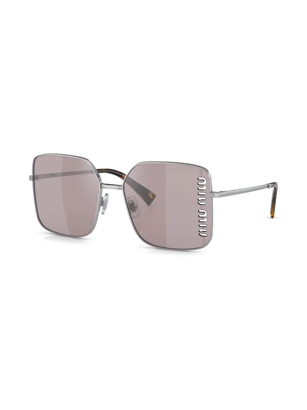 square laser-cut lens sunglasses