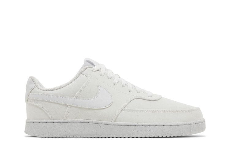 Men's Court Vision Low Canvas Next Nature 'Triple White'