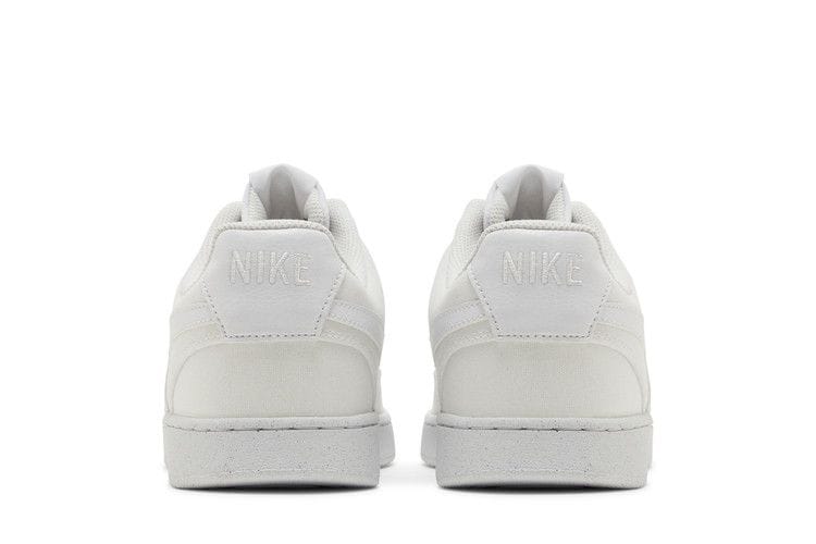Men's Court Vision Low Canvas Next Nature 'Triple White'