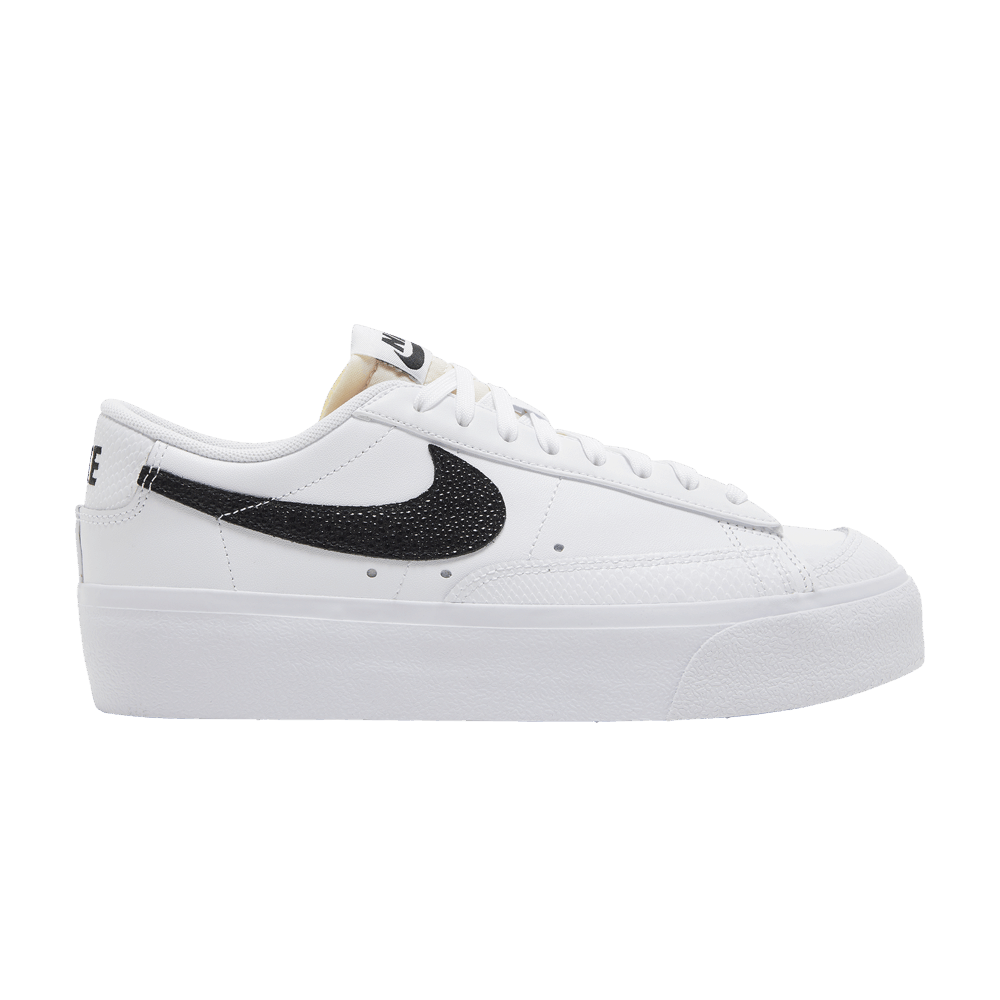 Women's Blazer Low Platform 'White Snakeskin'