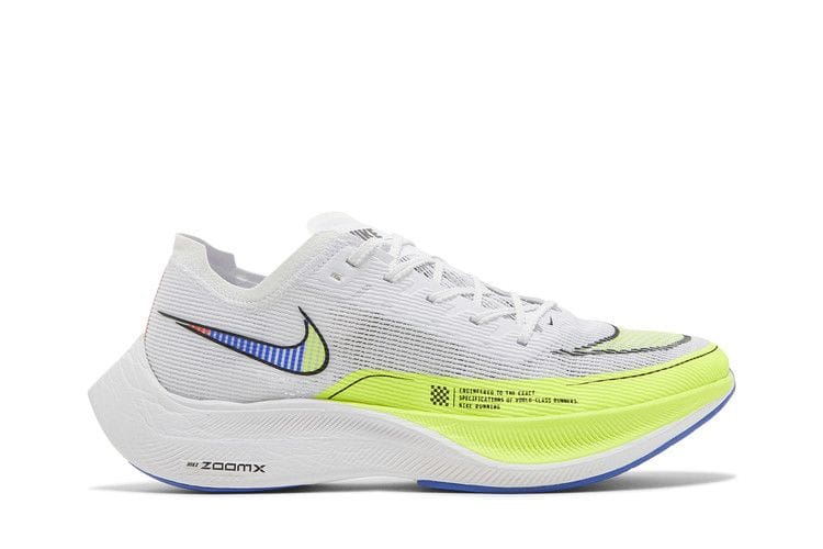 Men's ZoomX Vaporfly Next% 2 'White Volt Racer Blue'