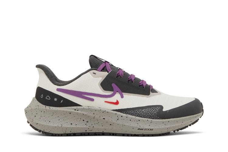 Women's Air Zoom Pegasus 39 Shield 'Light Bone Vivid Purple'