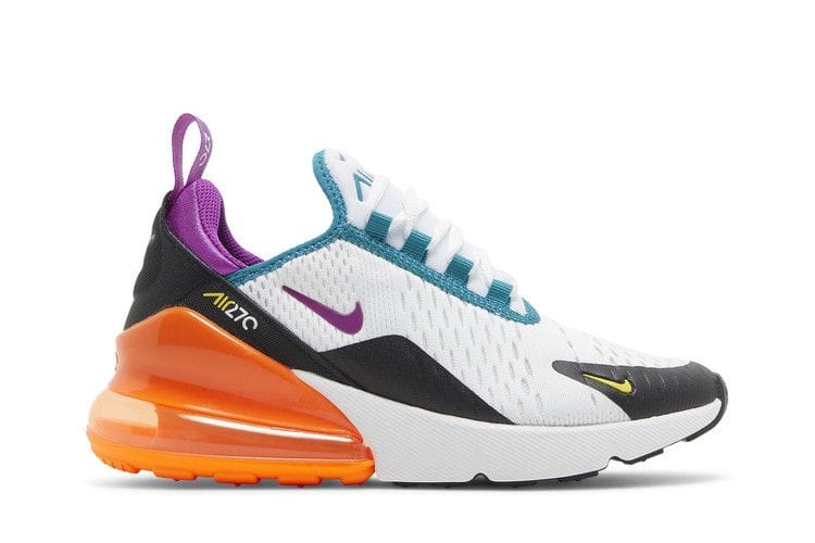 Air Max 270 GS 'White Orange Purple'