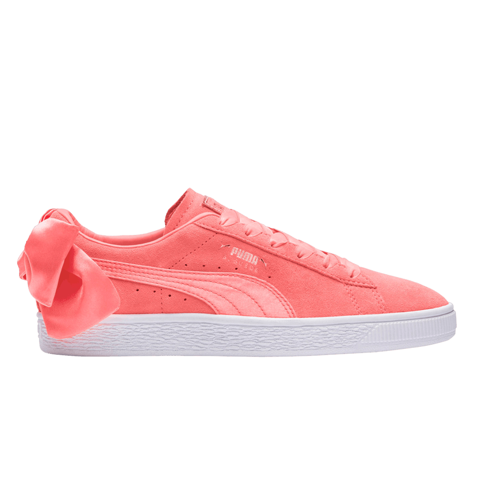Women's Suede Bow 'Shell Pink'