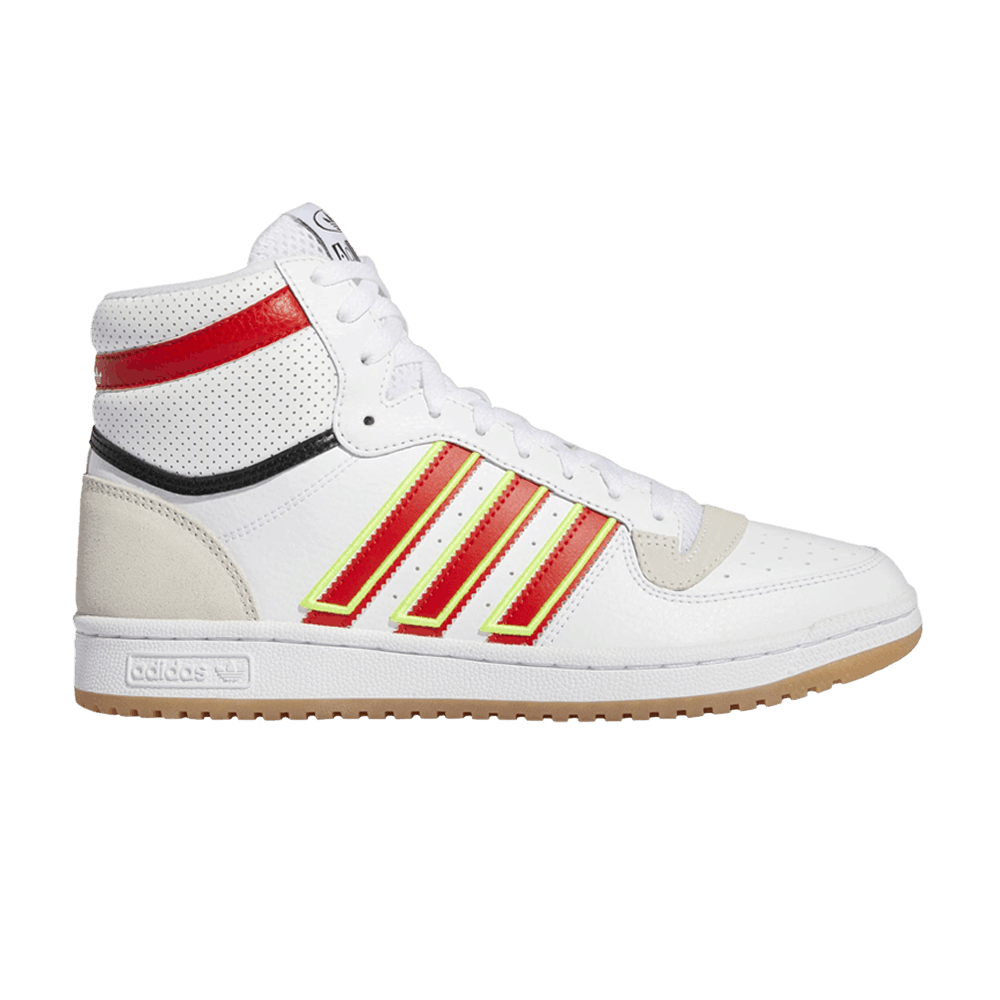 Men's Top ten RB 'White Vivid Red'