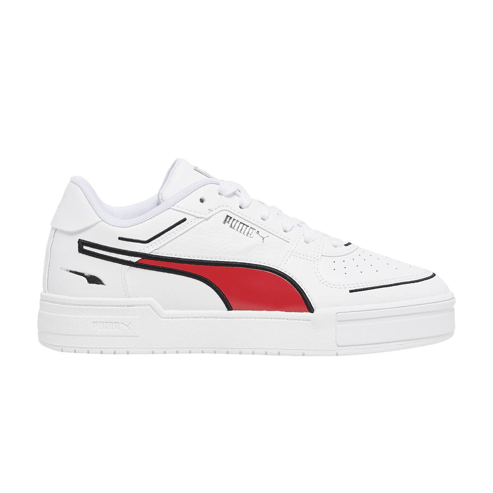 Men's CA Pro Embroidery FS 'White Poppy Red'