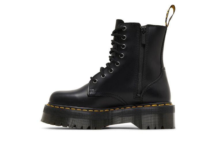 Men's Jadon Smooth Leather Platform Boot 'Black'