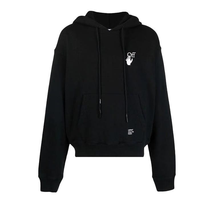 Off-White Caravaggio Arrow Over Hoodie Black/White