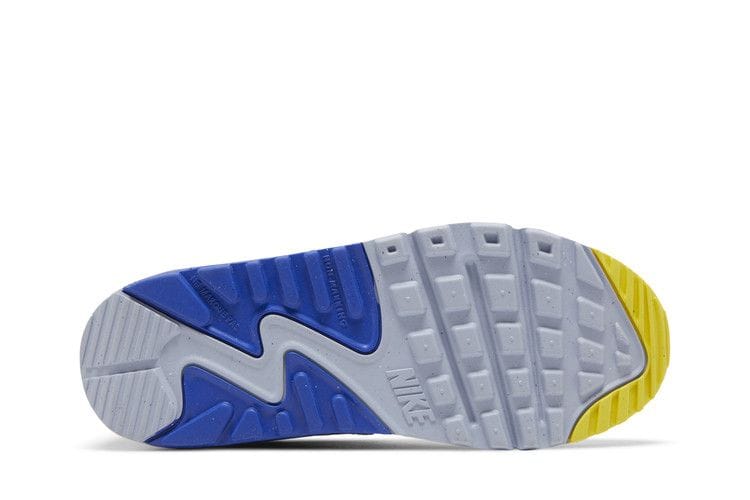 Air Max 90 Leather GS 'White Blue Whisper'