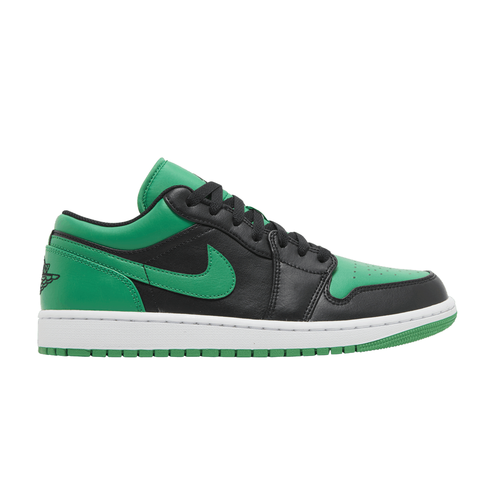 Men's Air Jordan 1 Low 'Black Lucky Green'