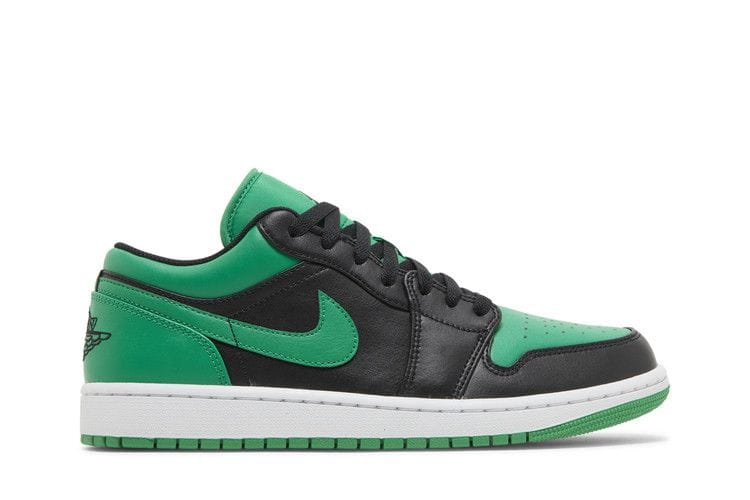 Men's Air Jordan 1 Low 'Black Lucky Green'