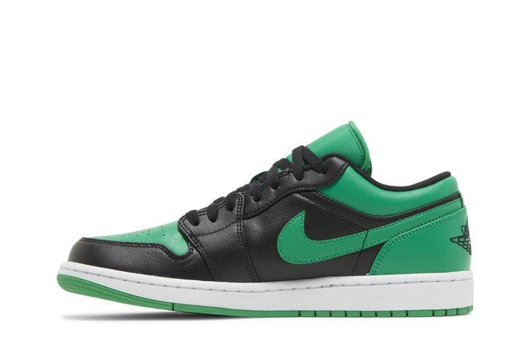 Men's Air Jordan 1 Low 'Black Lucky Green'
