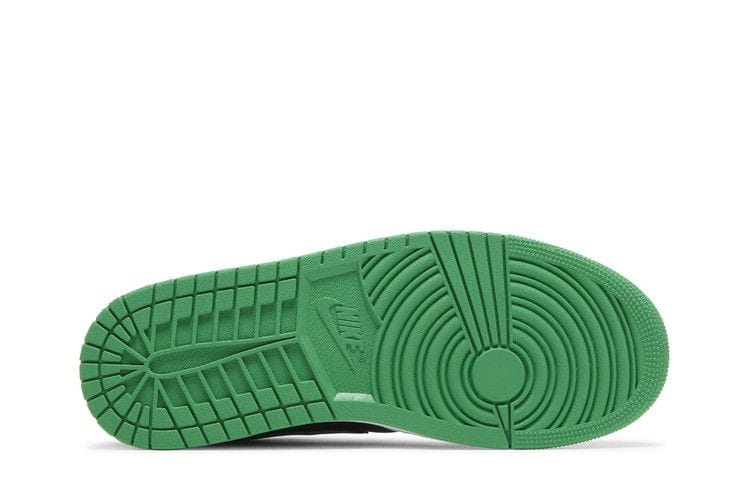 Men's Air Jordan 1 Low 'Black Lucky Green'