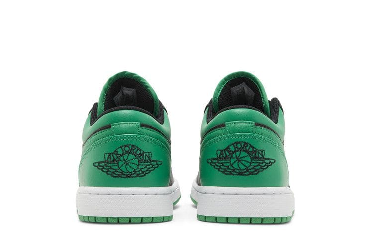 Men's Air Jordan 1 Low 'Black Lucky Green'