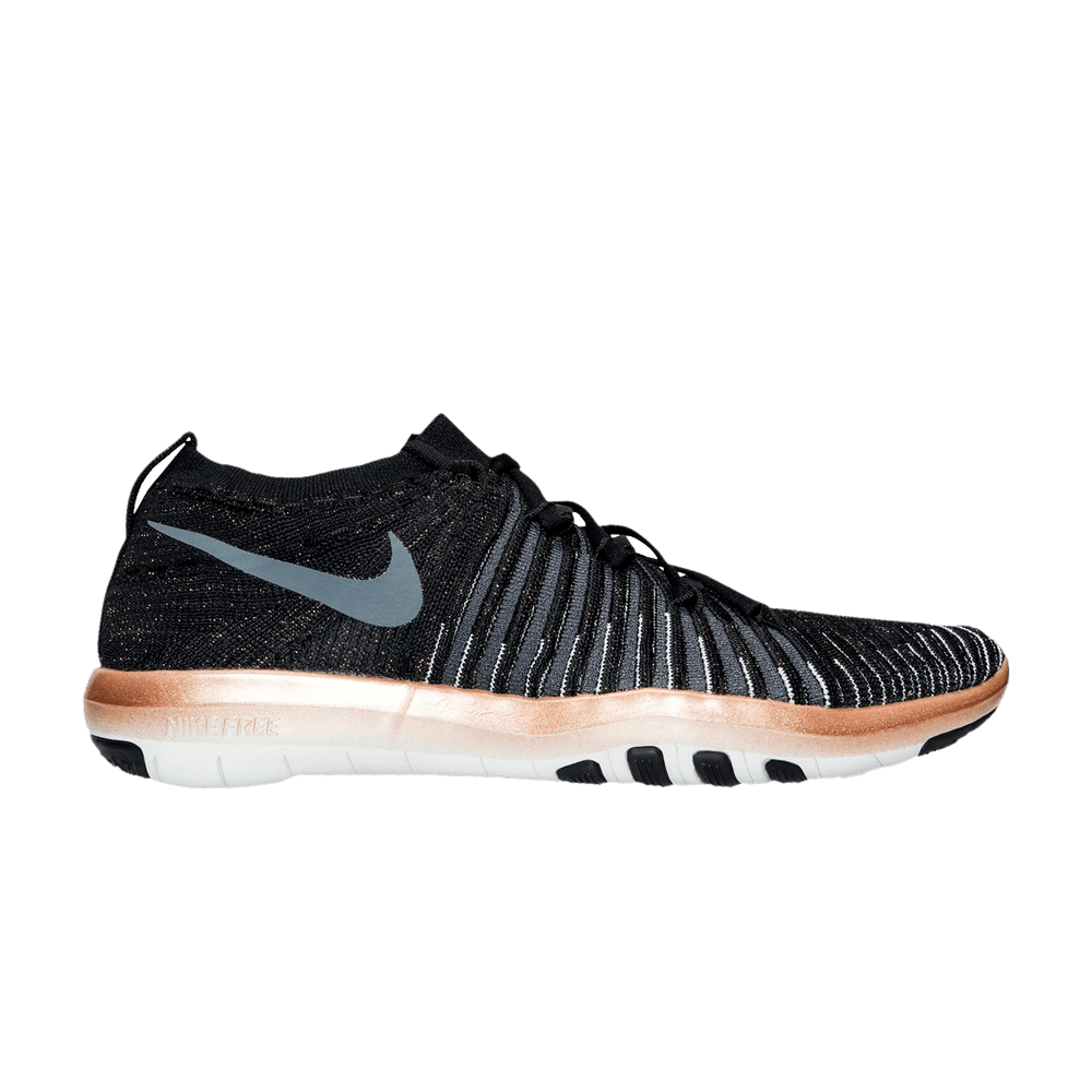 Women's Free Transform Flyknit 'Black Metallic Bronze'