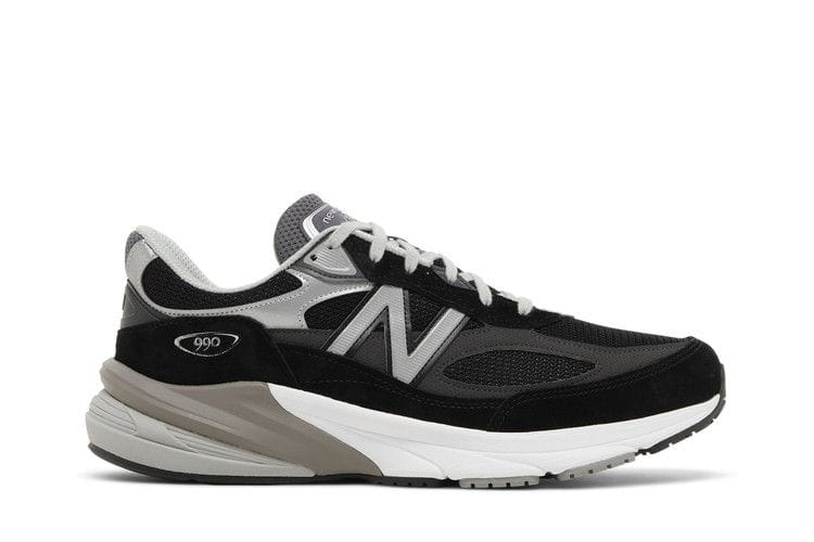 Men's 990v6 Made in USA 2E Wide 'Black Silver'