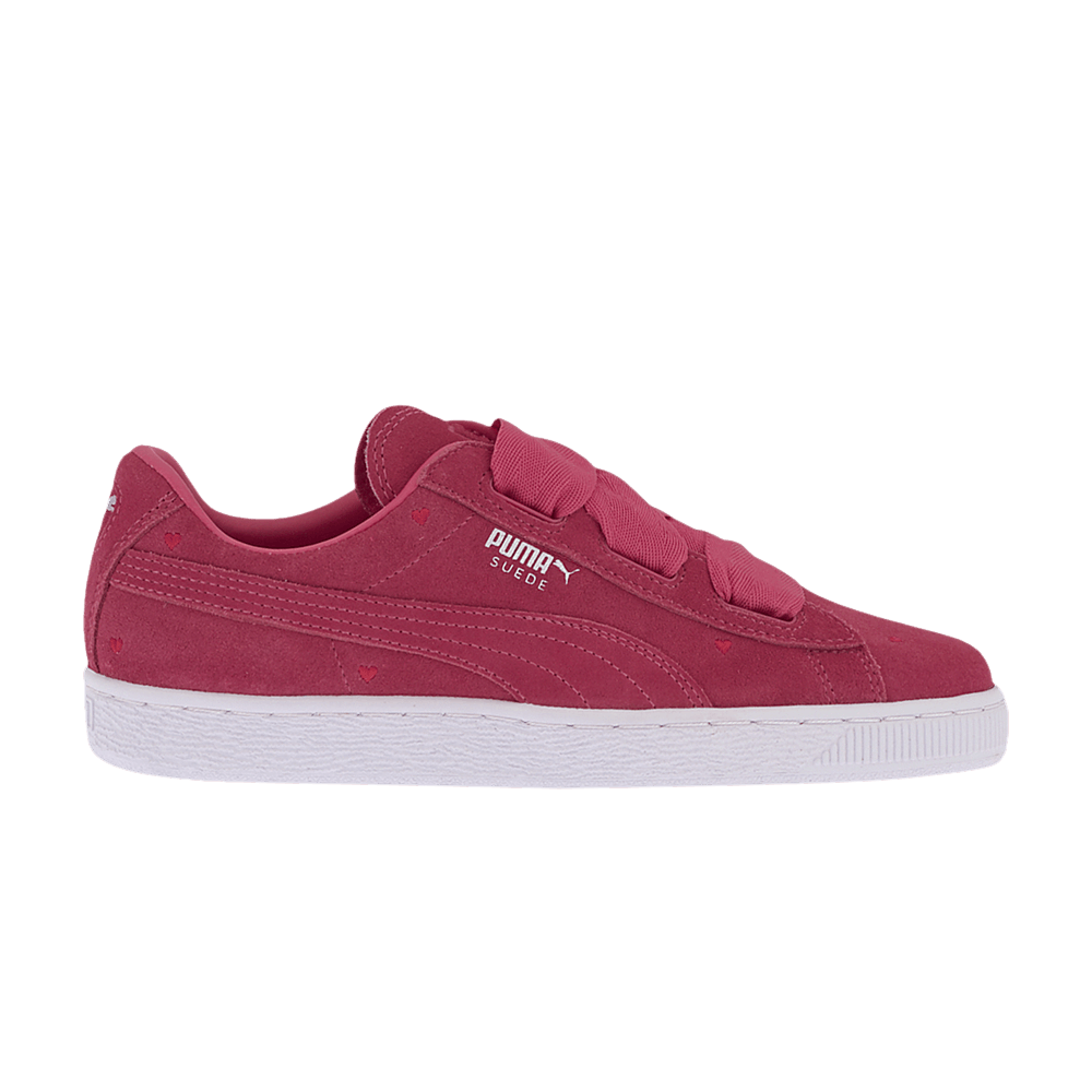 Suede Heart Jr 'Valentine - Paradise Pink'