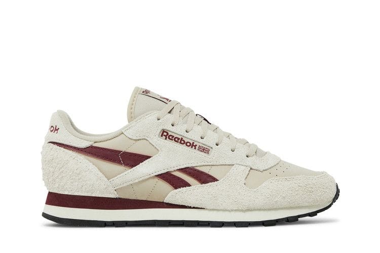 Men's Classic Leather 'Beige Classic Burgundy'