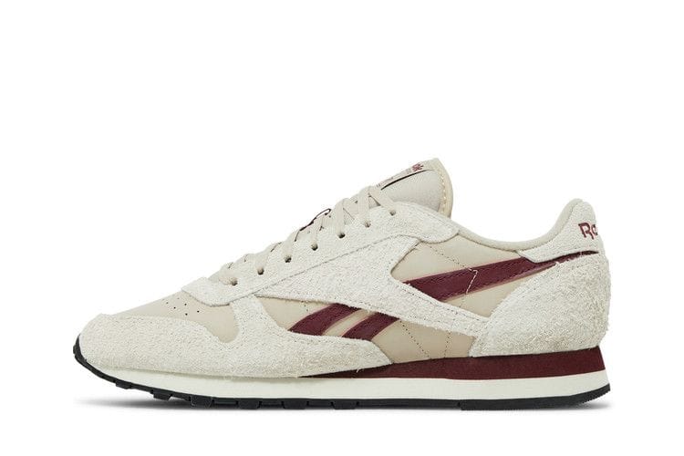 Men's Classic Leather 'Beige Classic Burgundy'