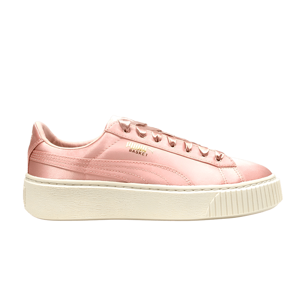 Women's Basket Platform 'Satin - Pink'