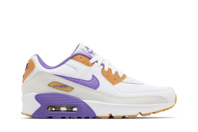 Air Max 90 Leather GS 'White Action Grape'