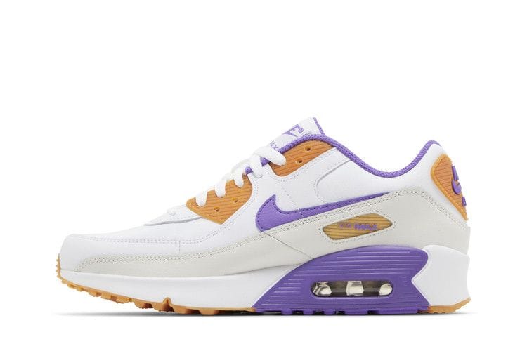 Air Max 90 Leather GS 'White Action Grape'