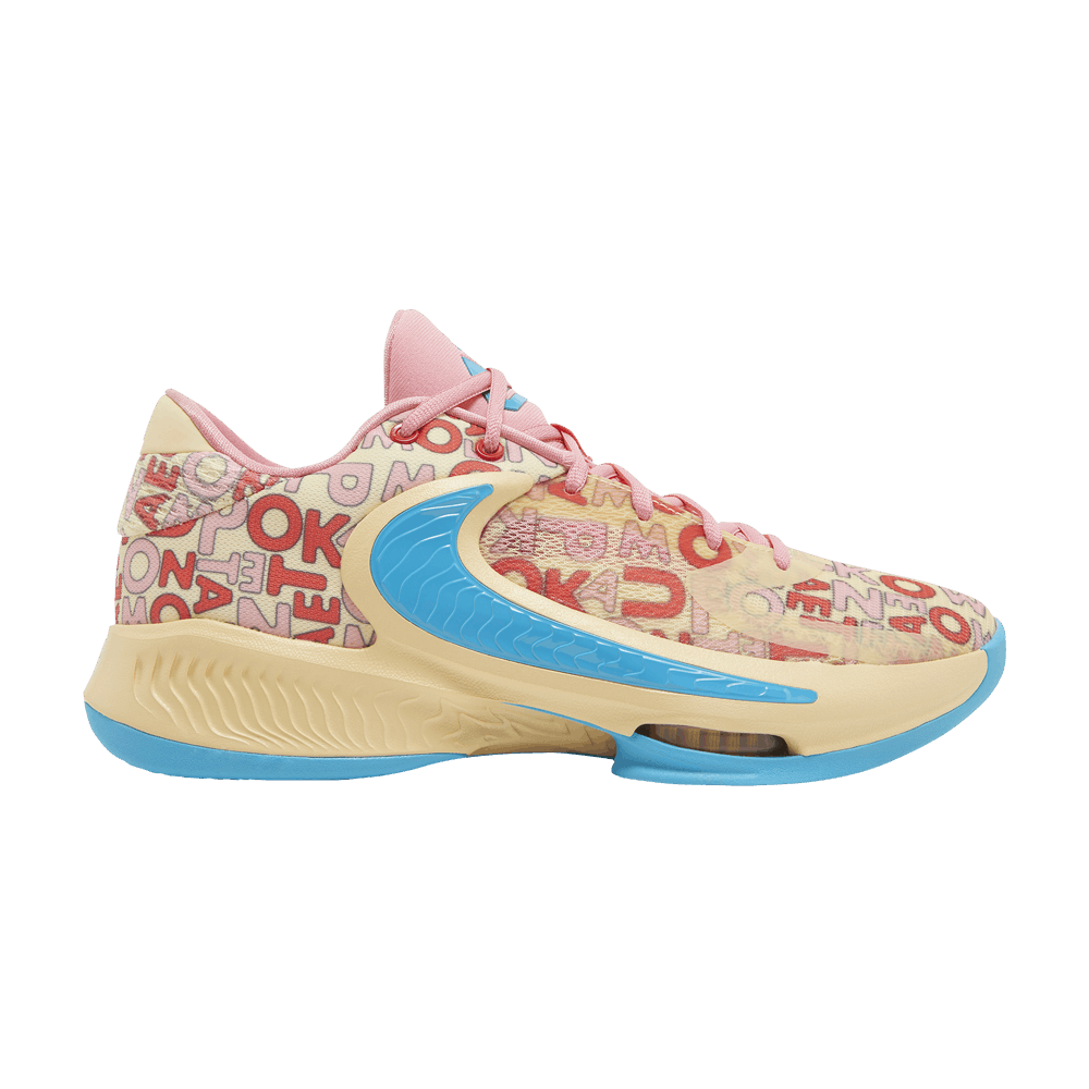 Men's Zoom Freak 4 'Letter Bros - Coral'