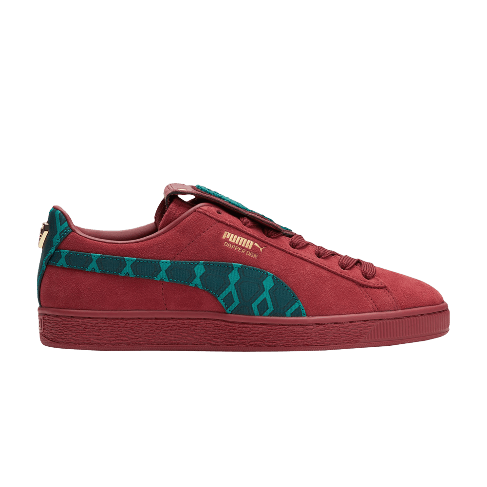 Men's Dapper Dan x Suede 'Jacquard Print - Intense Red'