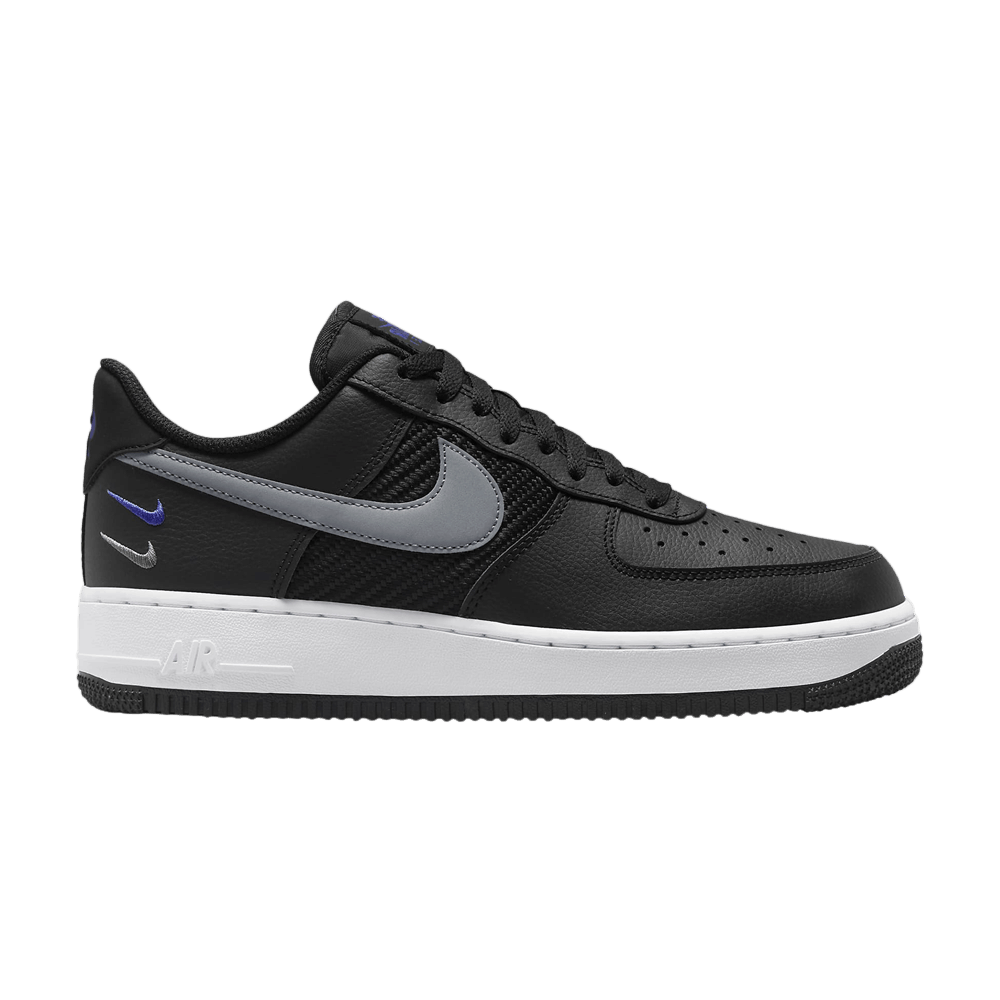 Men's Air Force 1 '07 'Double Swoosh - Black Racer Blue'