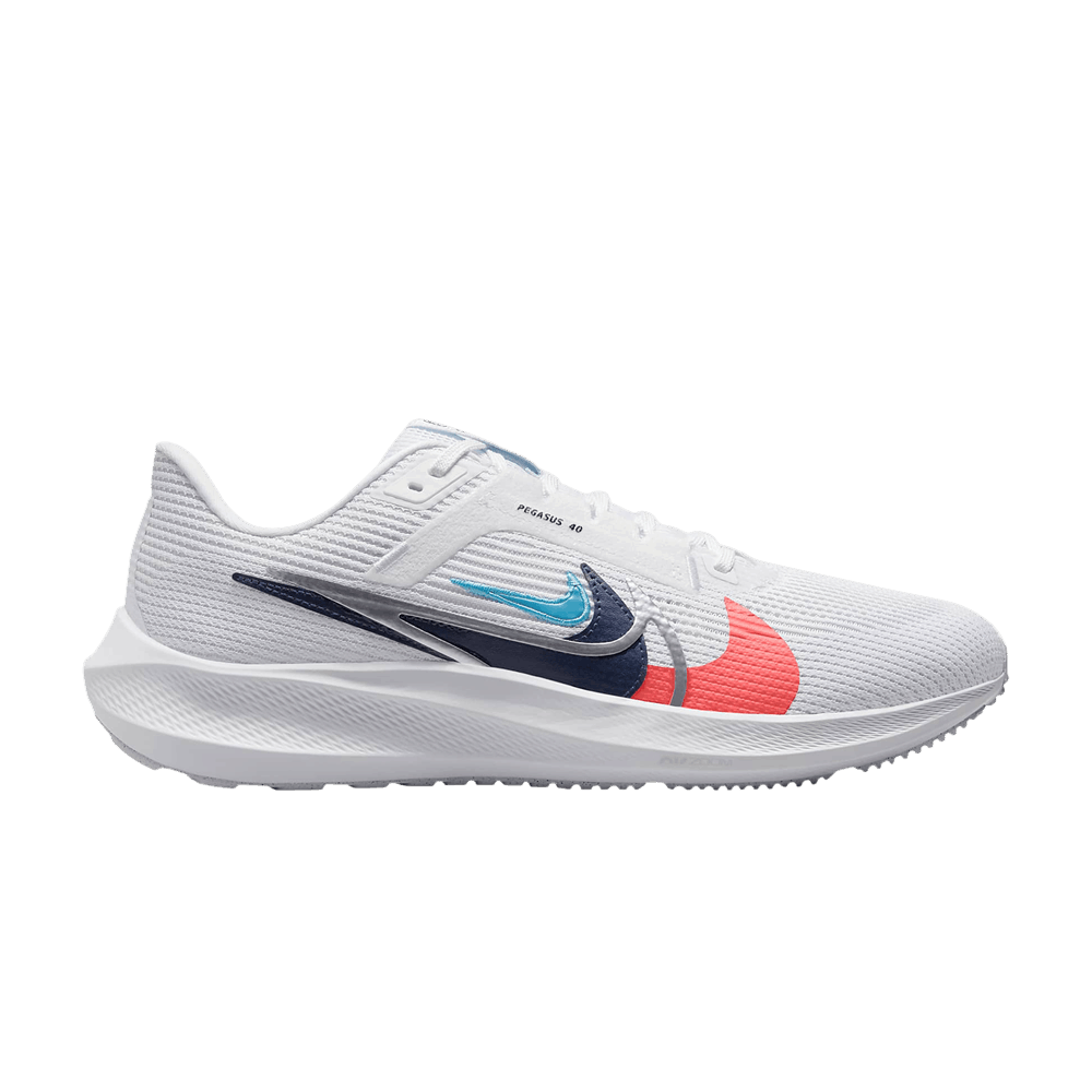 Men's Air Zoom Pegasus 40 Premium 'Quadruple Swoosh - White Multi-Color'