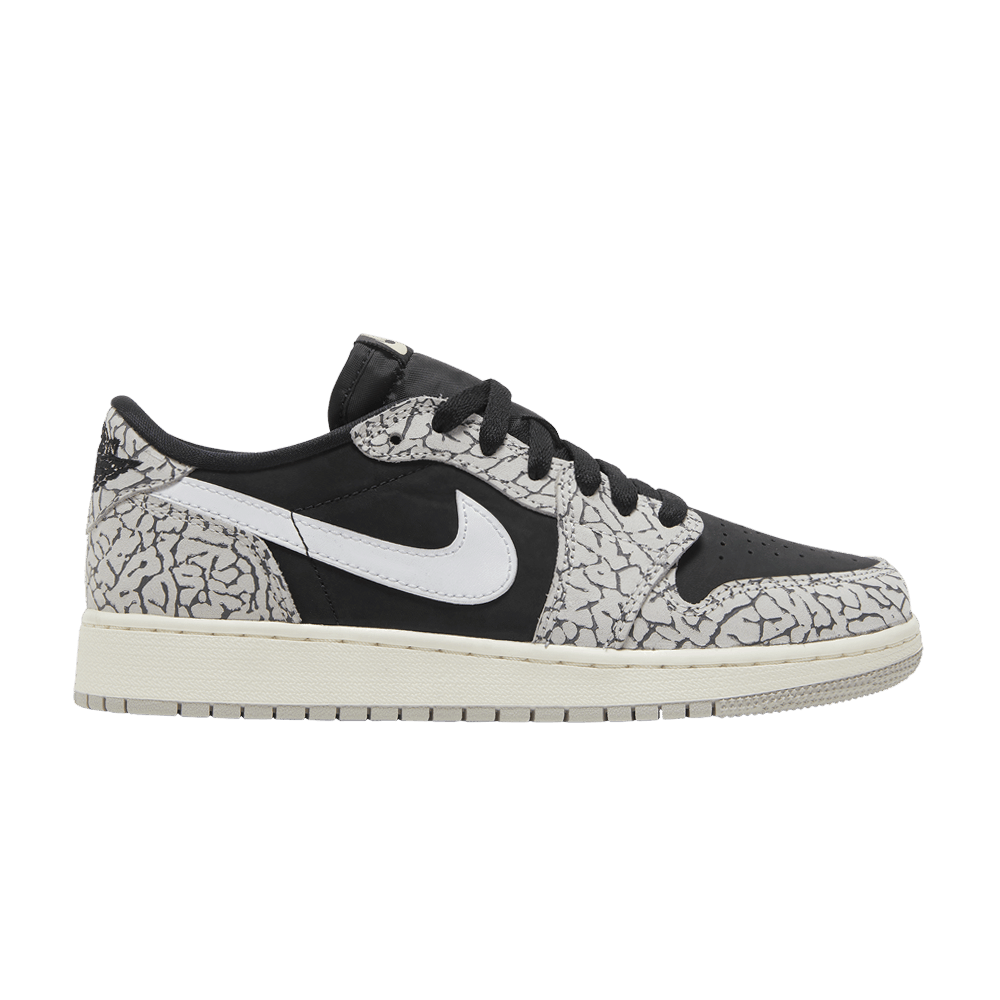 Air Jordan 1 Retro Low OG GS 'Black Cement'