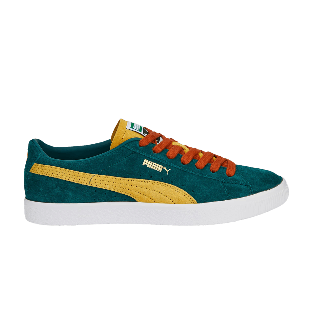 Men's Suede VTG Teams 'Varsity Green Mustard'