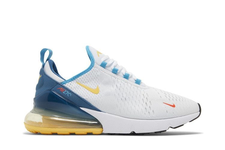 Men's Air Max 270 'White Industrial Blue Citron'