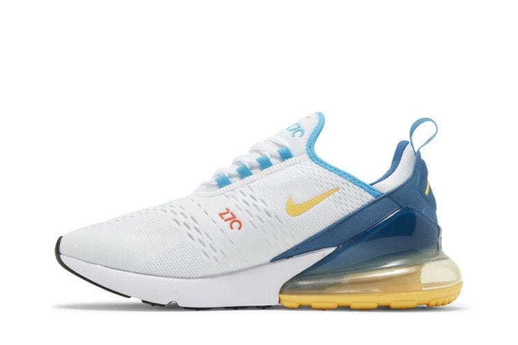 Men's Air Max 270 'White Industrial Blue Citron'