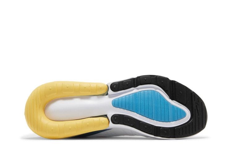 Men's Air Max 270 'White Industrial Blue Citron'