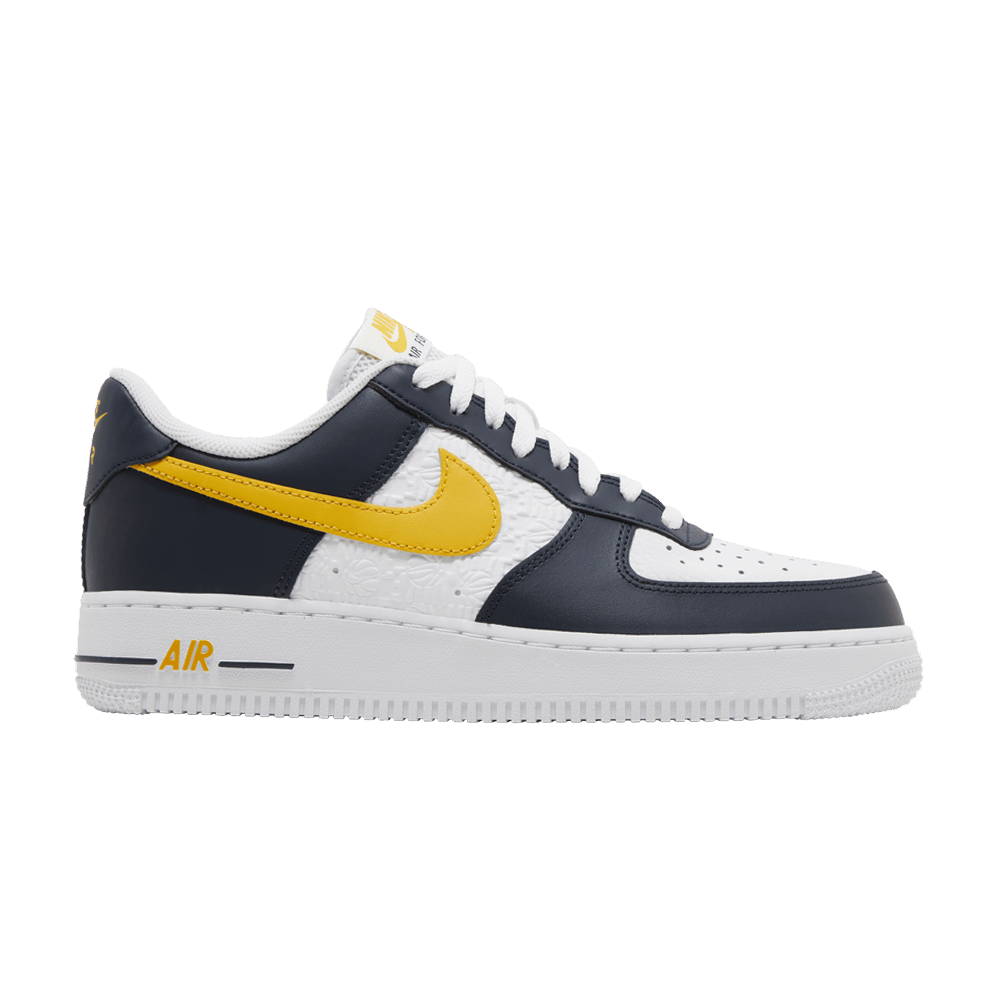 Men's Air Force 1 '07 'Embossed Hoops - Dark Obsidian'