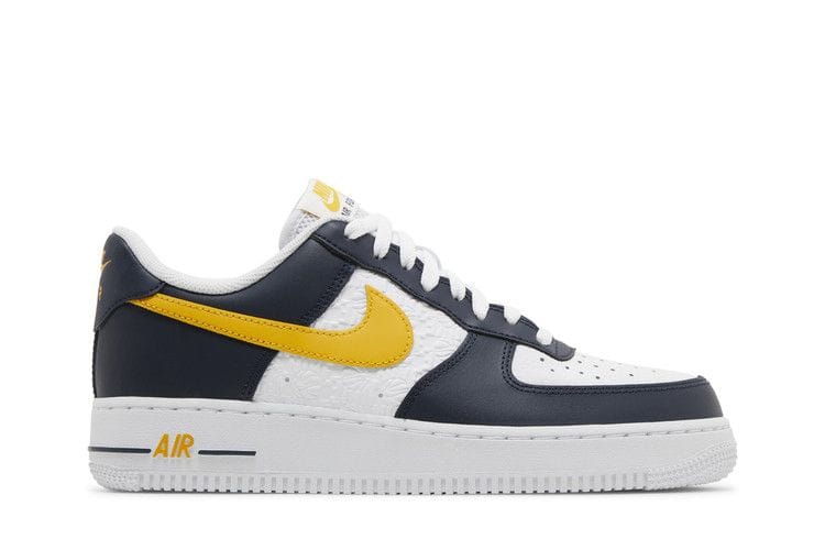 Men's Air Force 1 '07 'Embossed Hoops - Dark Obsidian'