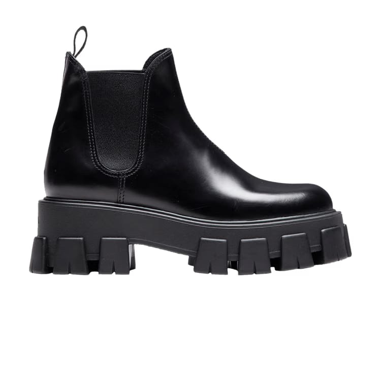 Prada Wmns Monolith Chelsea Boot 'Black'
