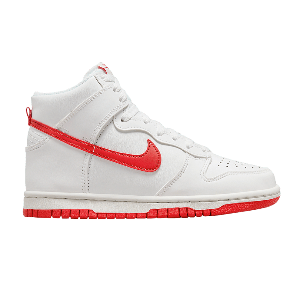 Dunk High GS 'White Track Red'